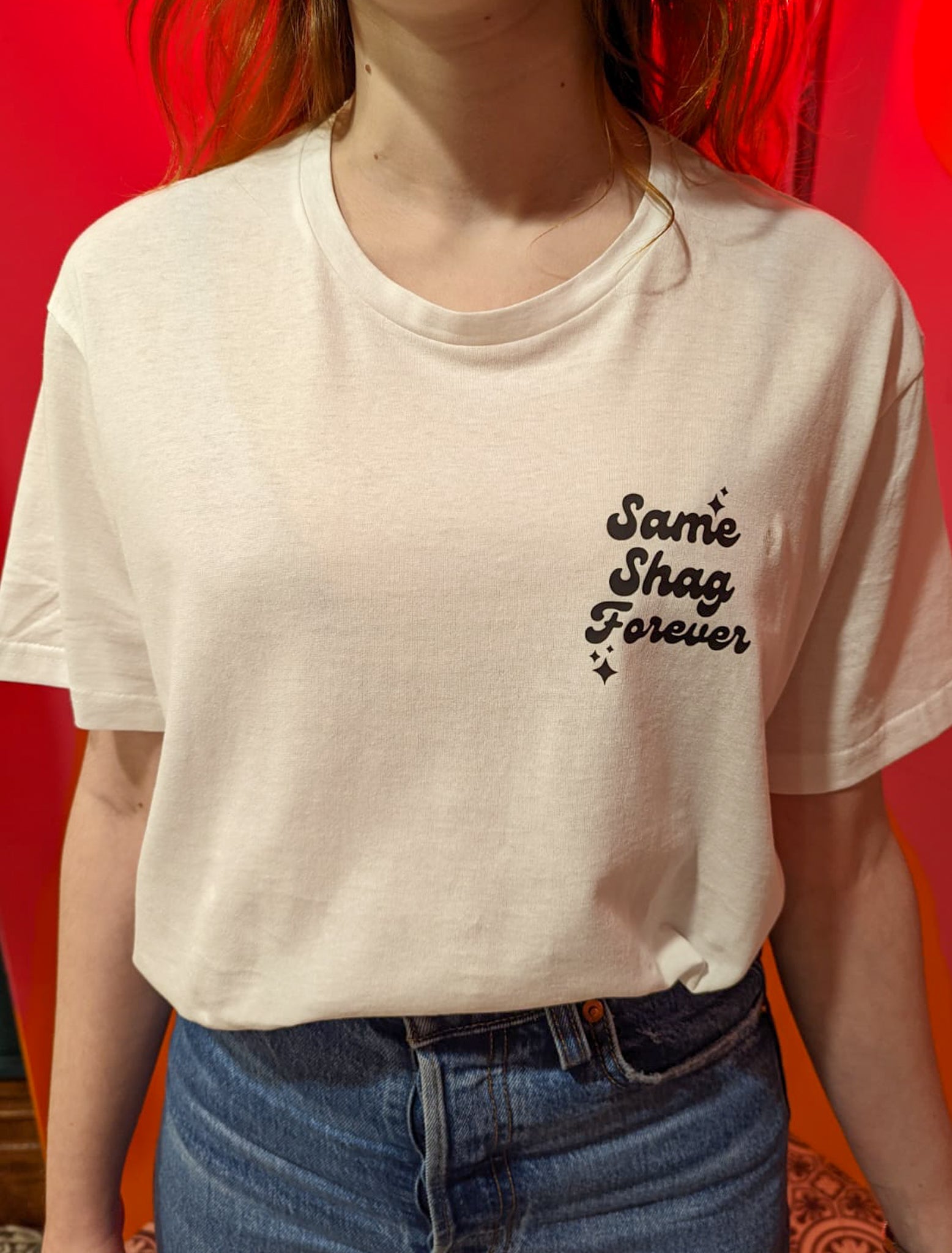 Same Shag Forever T shirt - White