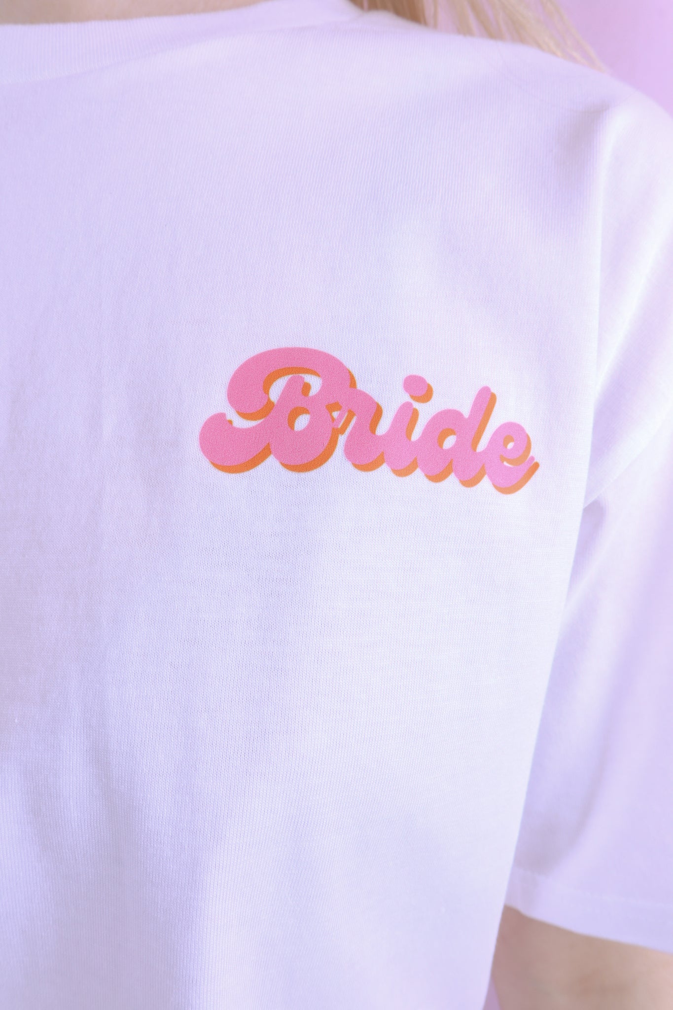 Pink & Red Bride T shirt