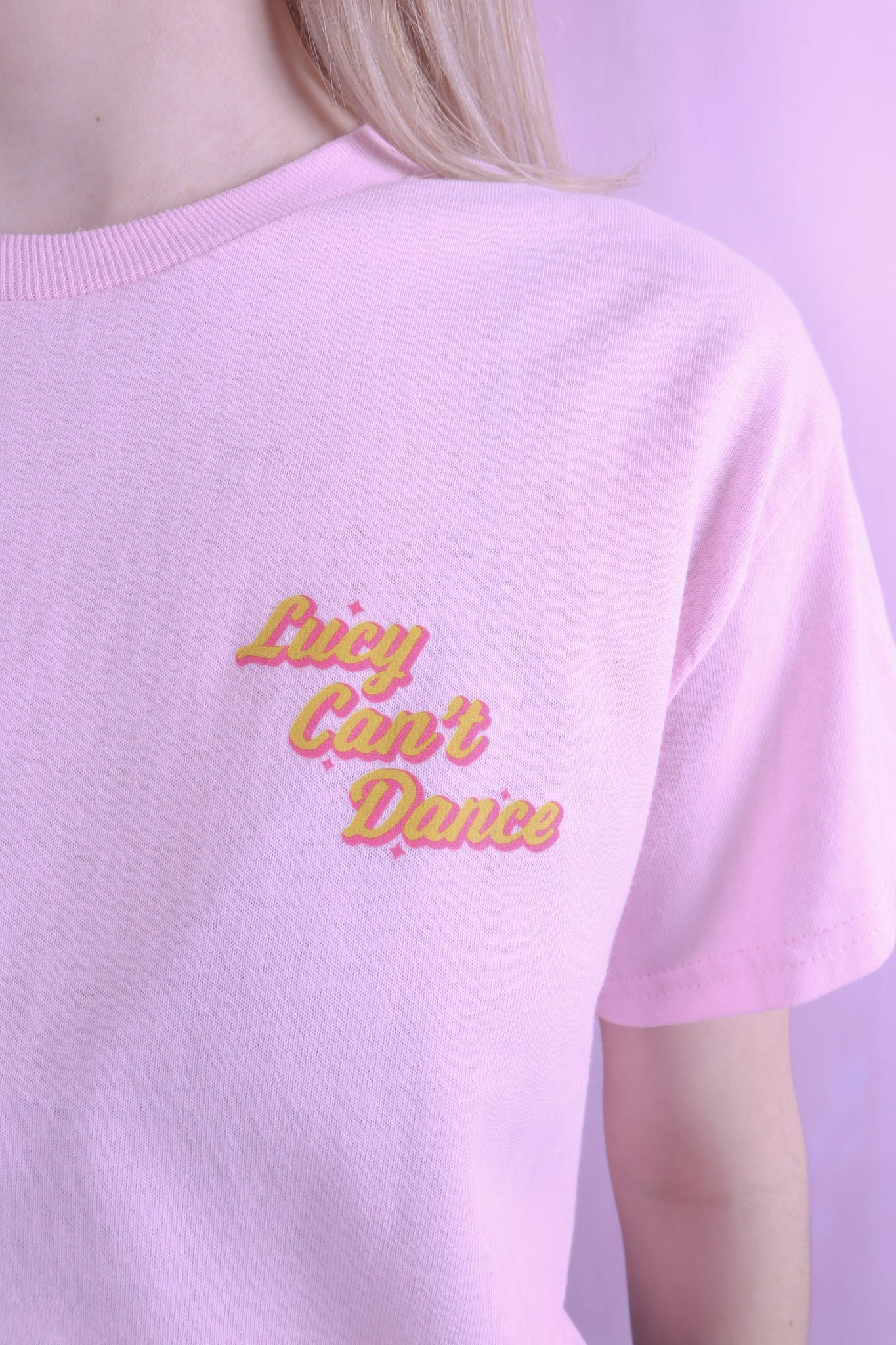 Lucy Can't Dance T shirt - Pink
