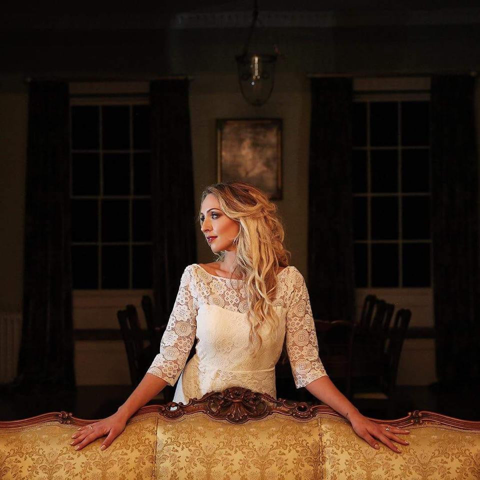 A new photo shoot featuring our Wild Thing wedding dress design