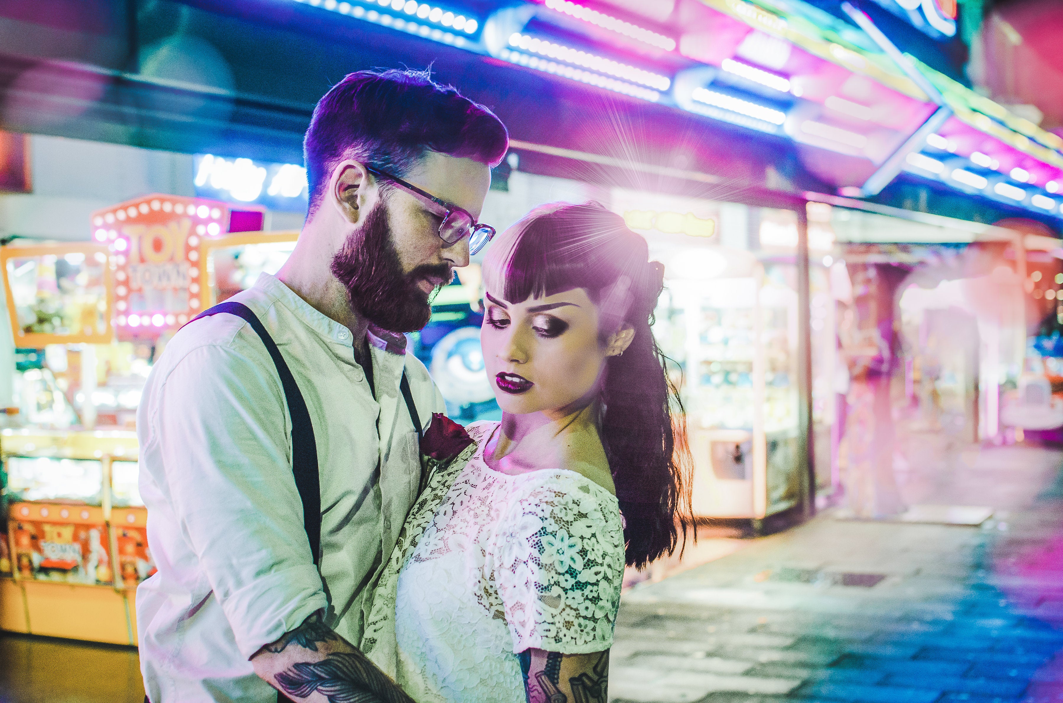 Amusement Elopement Photo Shoot
