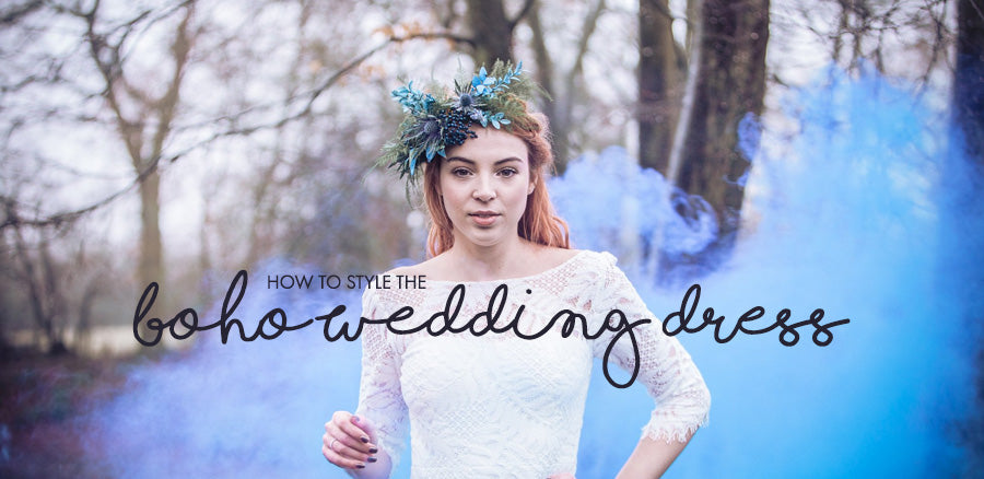 How to Style the Boho Wedding Dress Look
