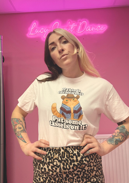 Add some tassels full t shirt