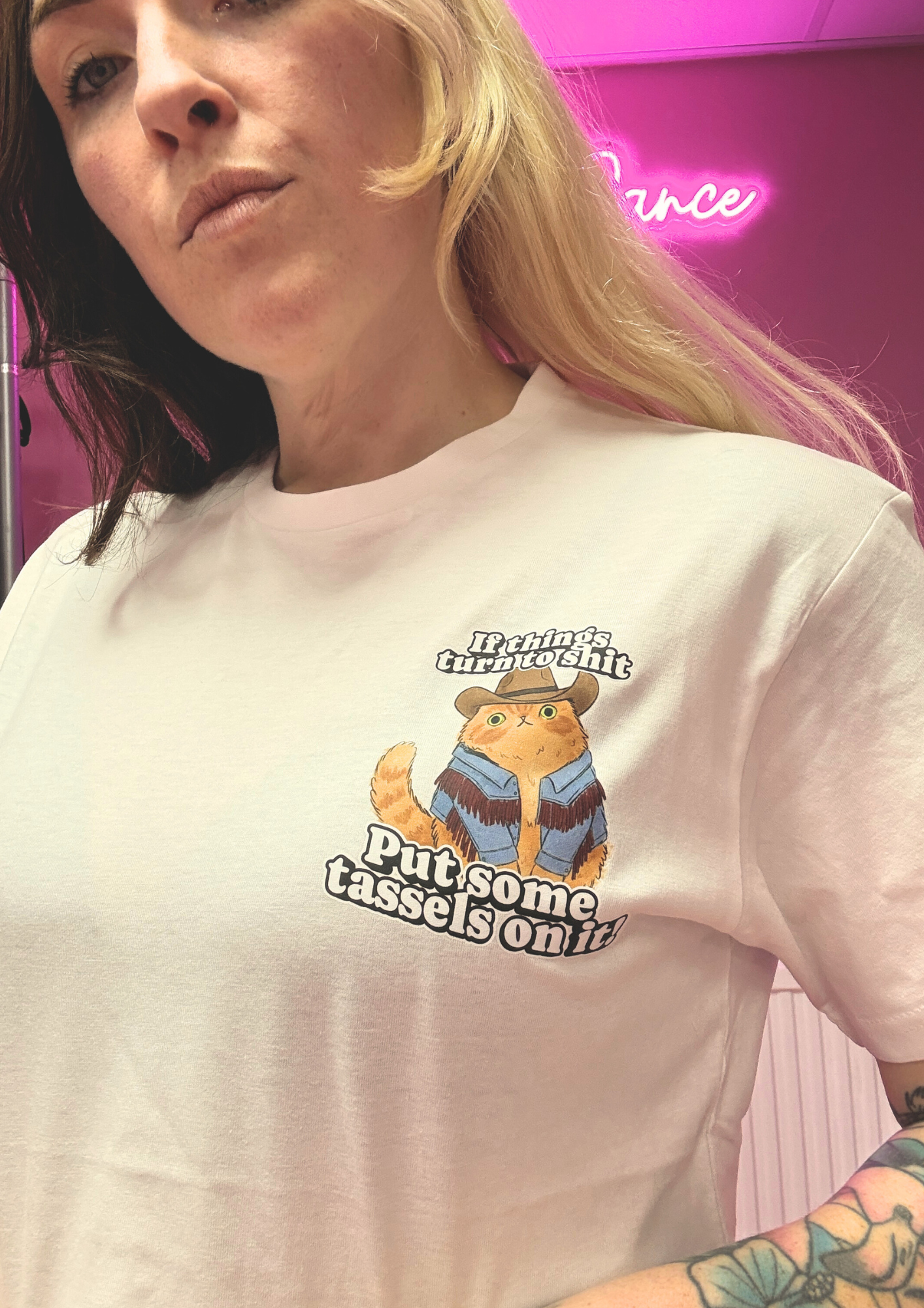 Add some tassels t shirt