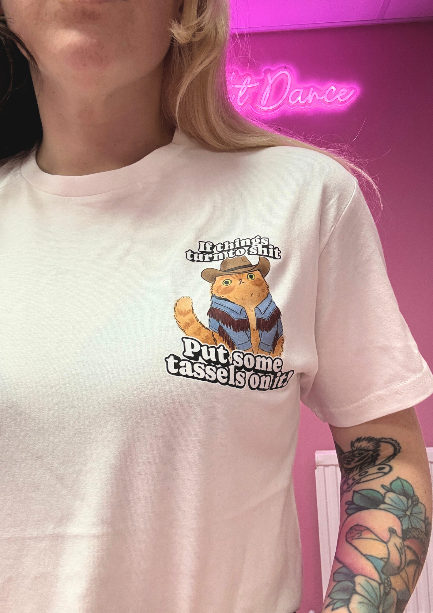 Add some tassels t shirt