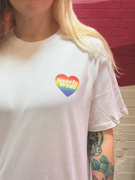 Nearly Weds full t shirt (White)