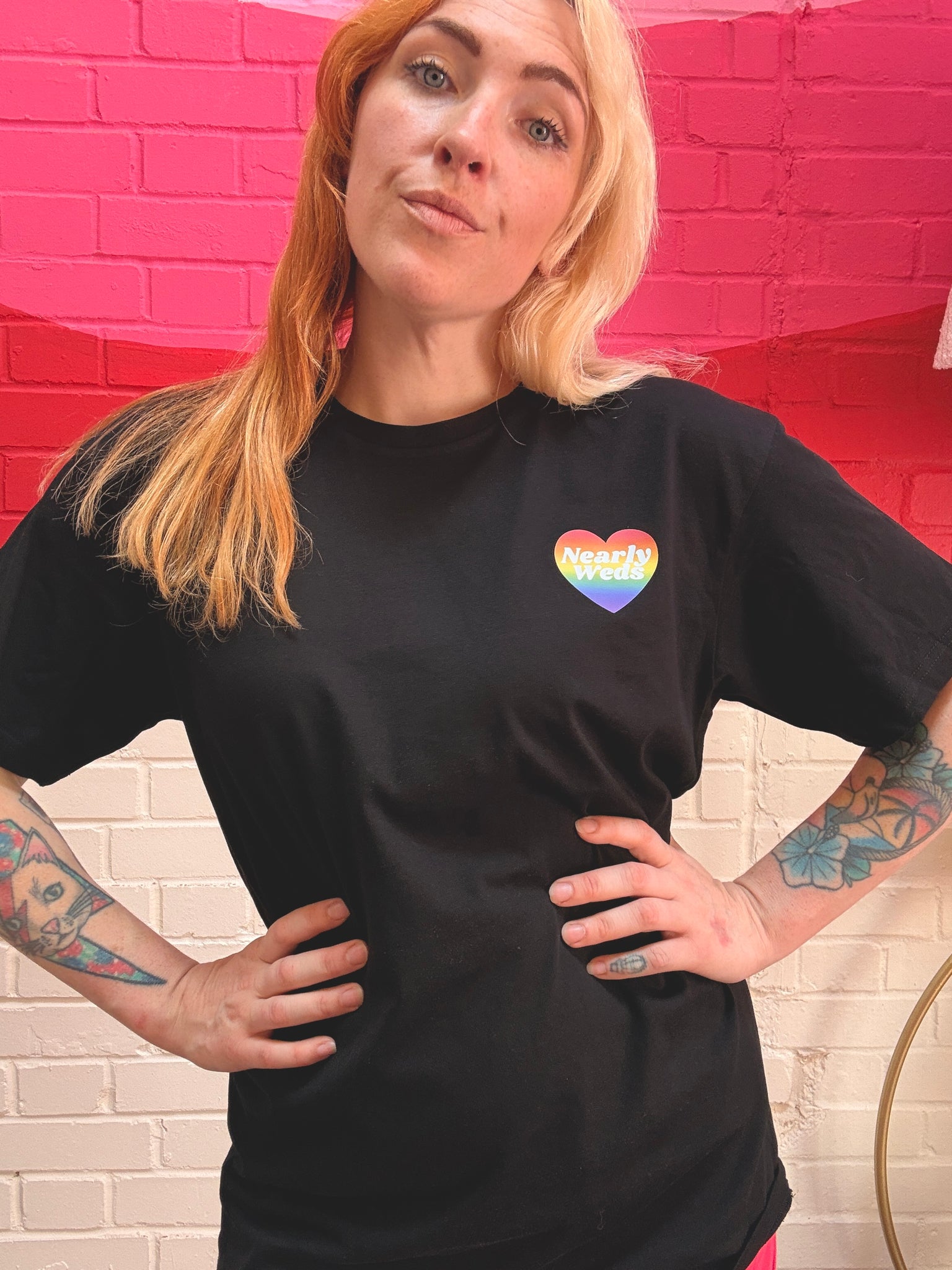 Nearly Weds full t shirt (Black)
