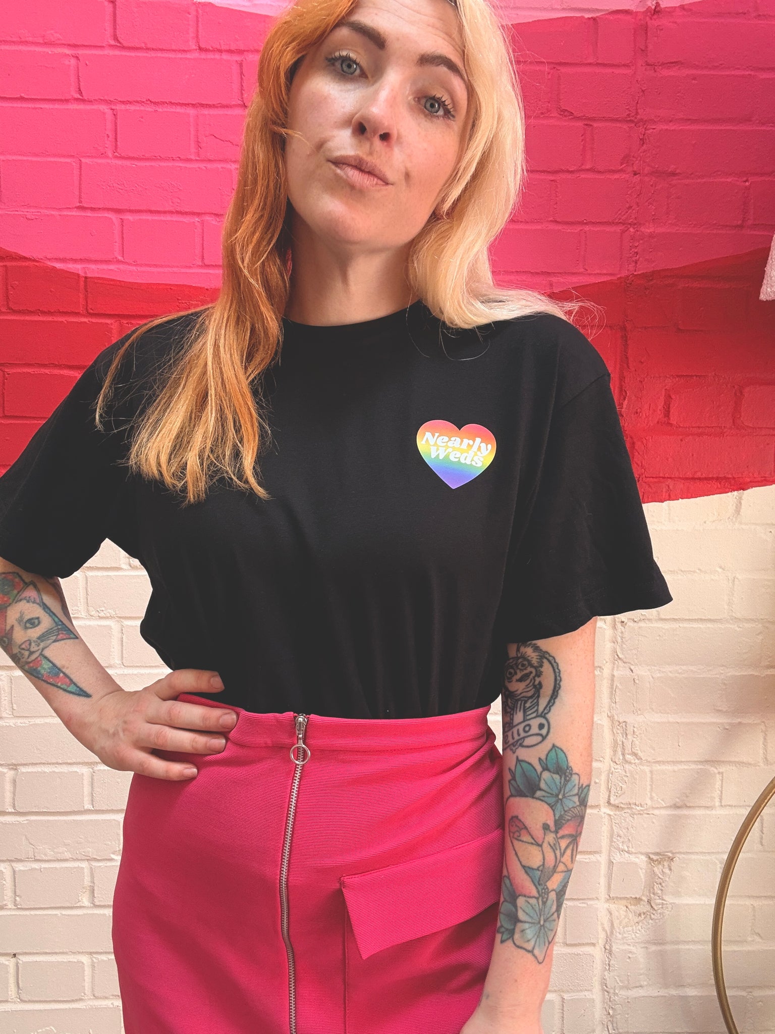 Nearly Weds full t shirt (Black)
