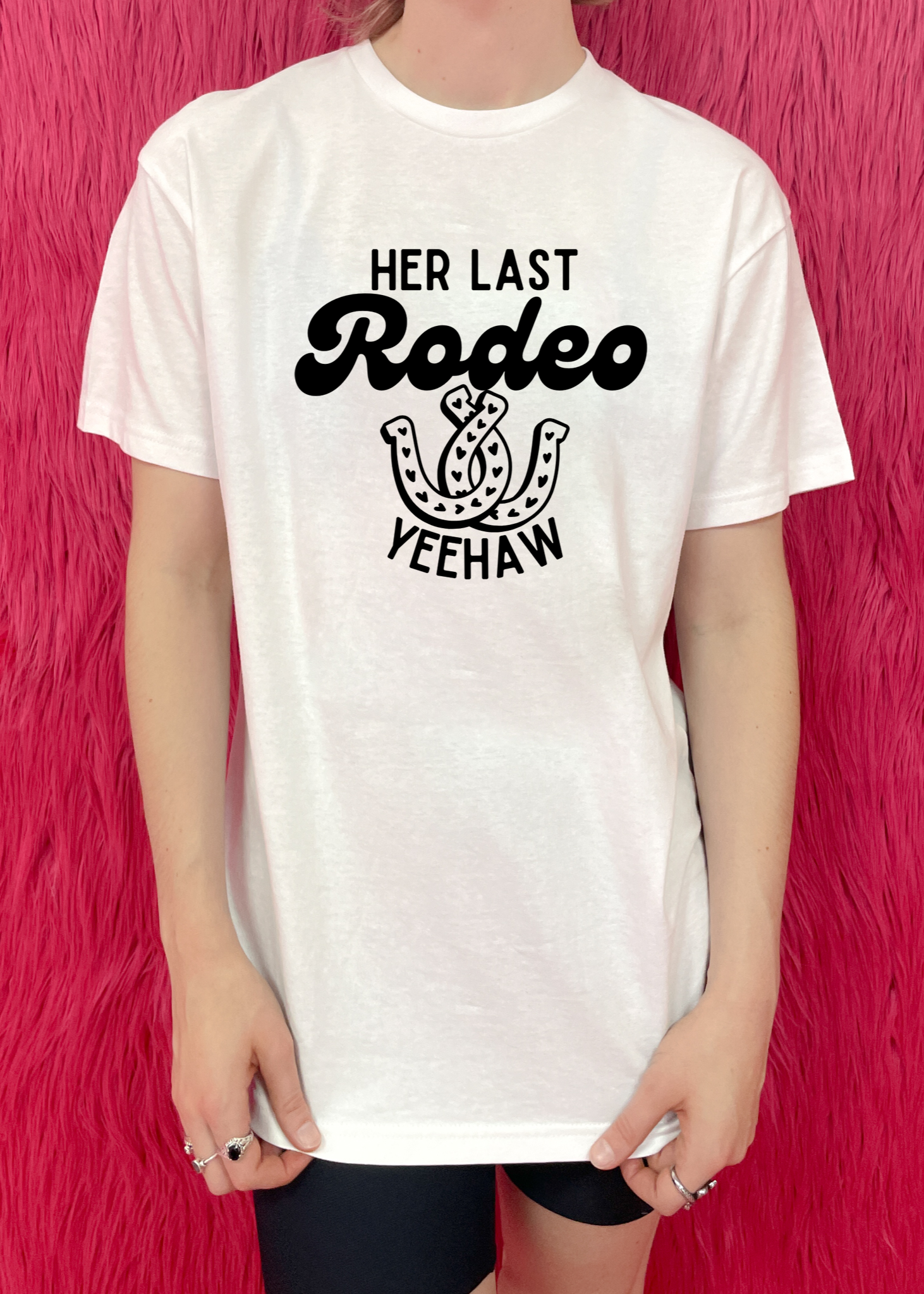 Her last Rodeo yeahaw T shirt - Black