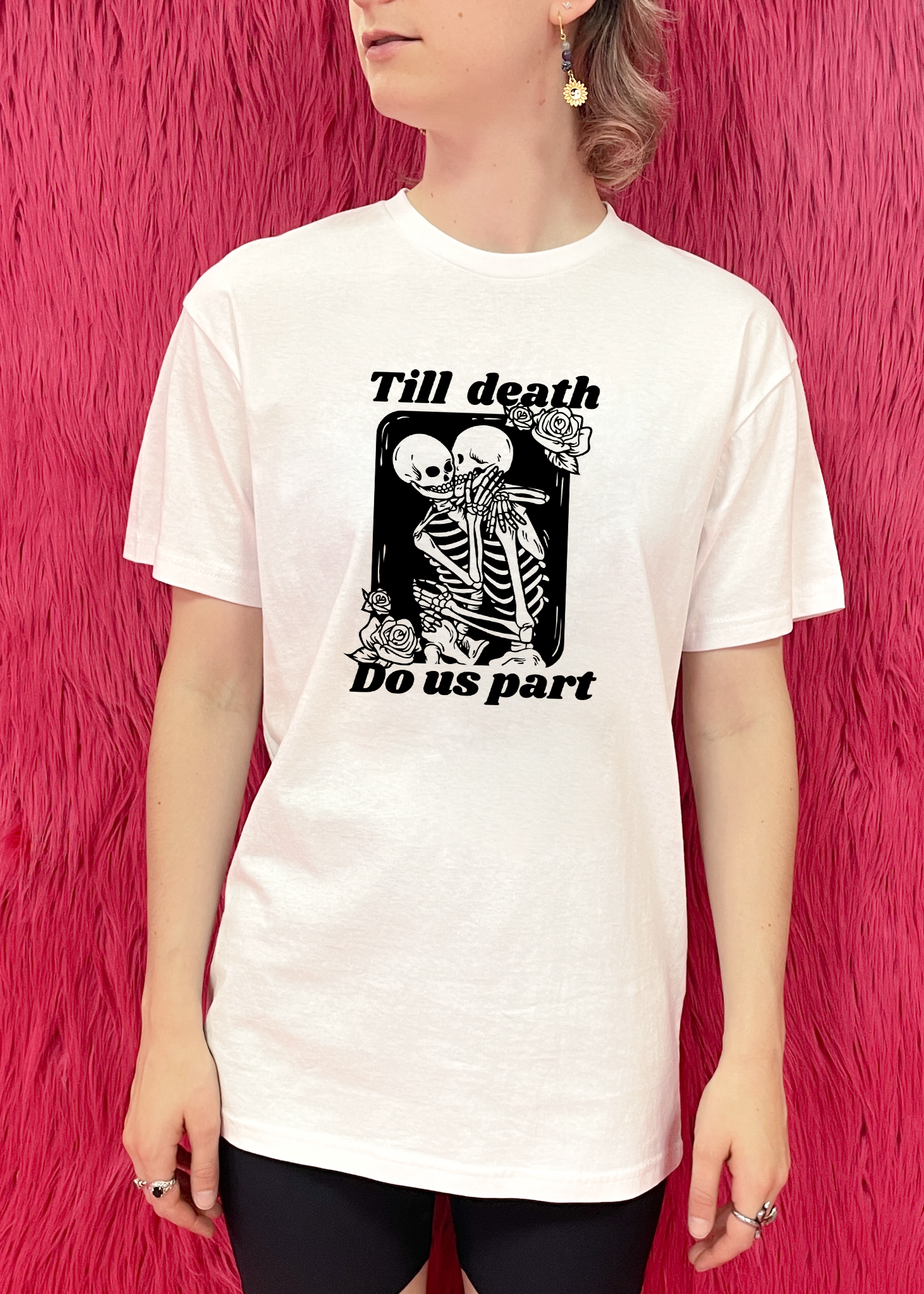 Till Death do us part skeleton T shirt