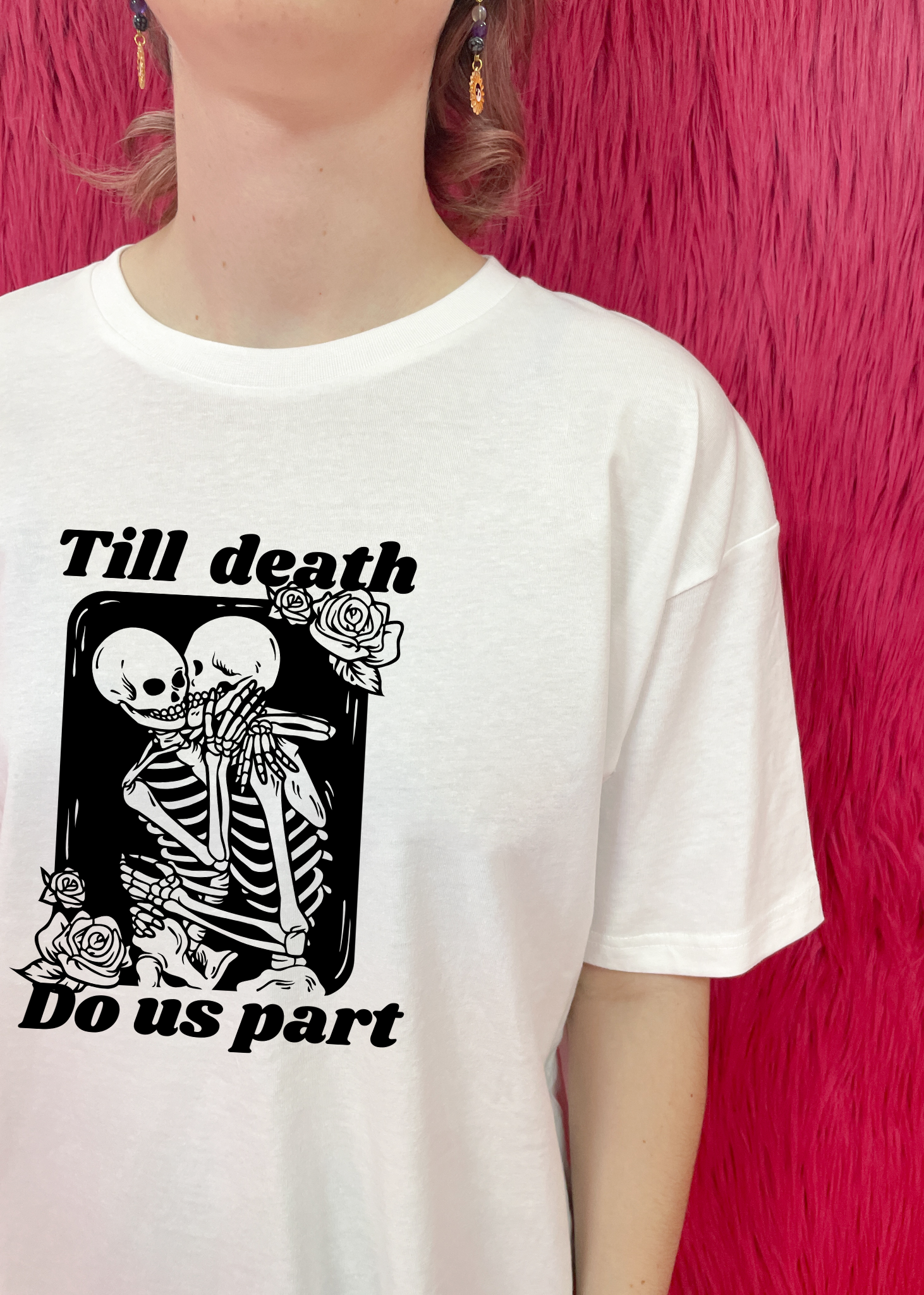 Till Death do us part skeleton T shirt