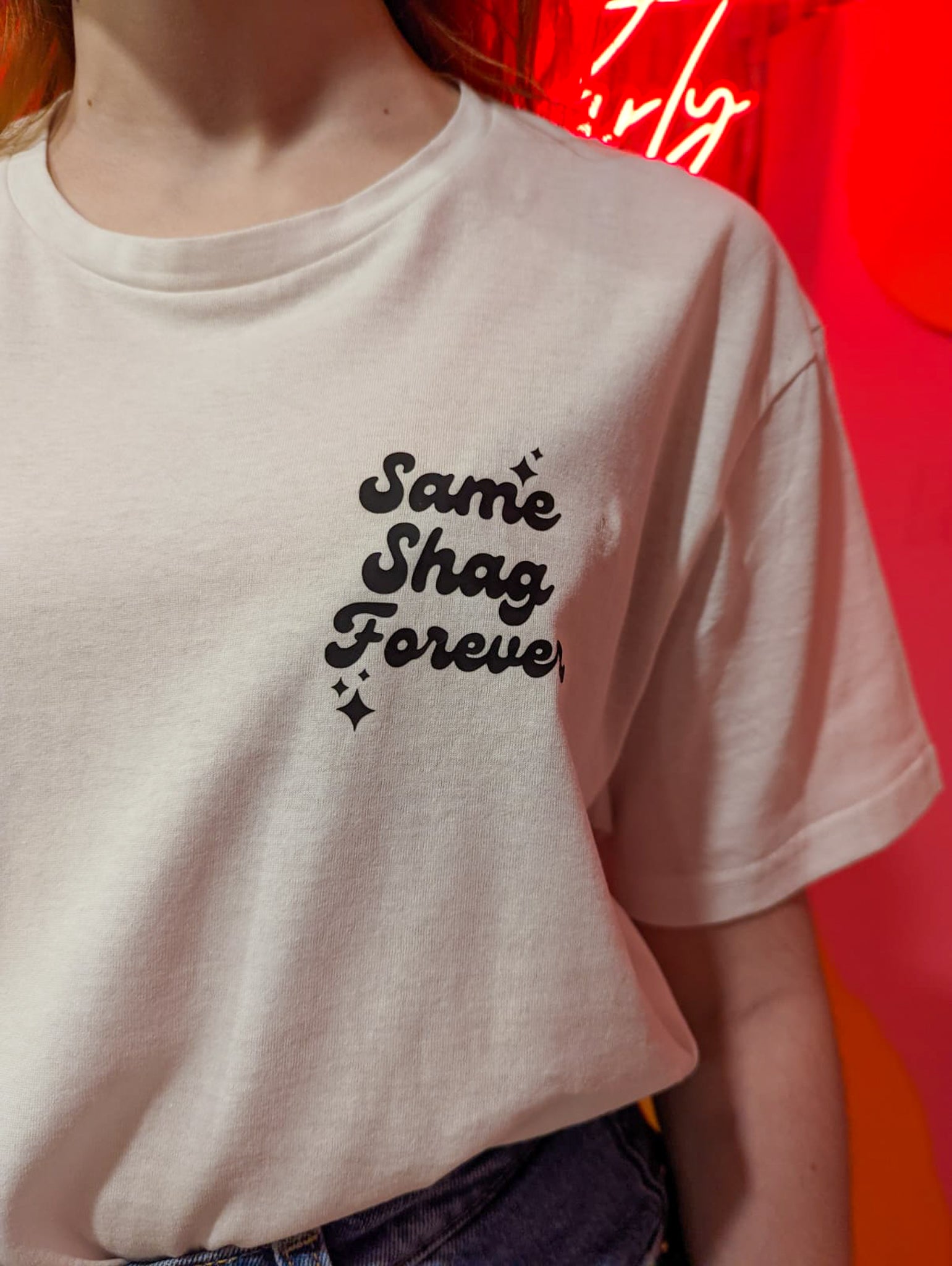Same Shag Forever T shirt - White