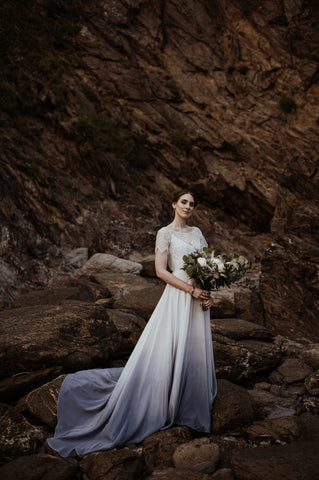 Pulp Fiction - Grey = Vintage Wedding Dress